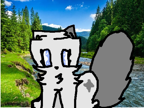 Snowtail's sister, Rivershine