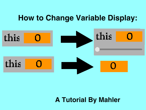 How to Change Variable Display