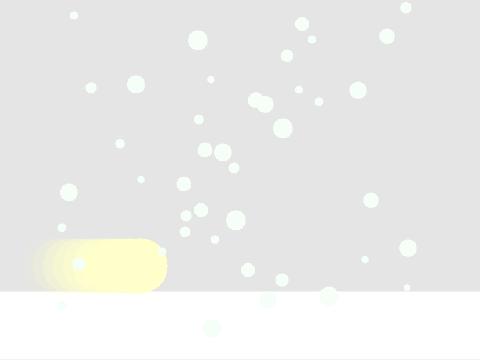 little light in snow