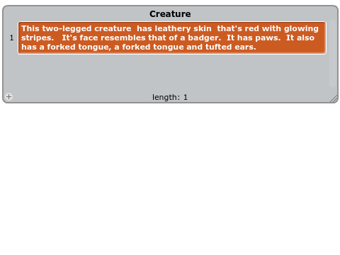Random creature generator