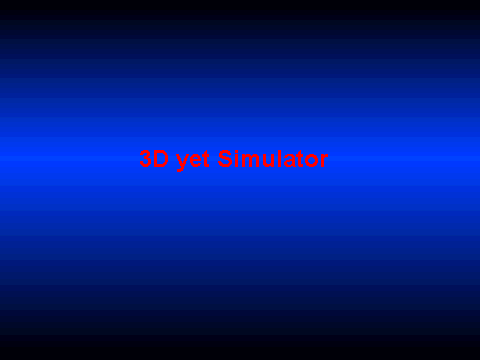 3D Flight Simulator v0.6