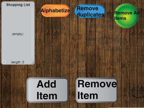 Shopping List remix