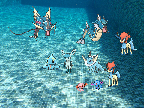 Add yourself in a swimming pool! remix