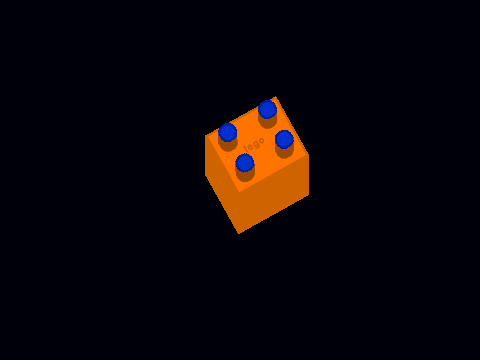 3D lego block test