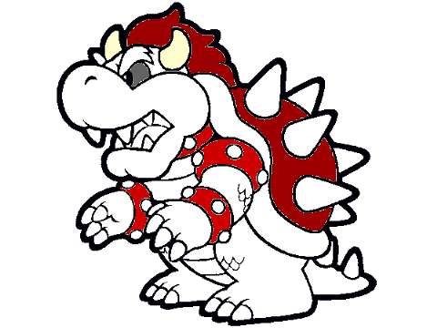 bowser coloring contest ENTRY