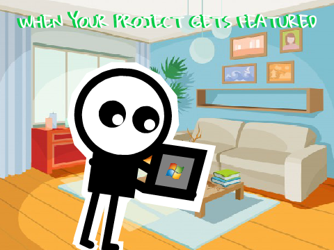 When your Projects Featured