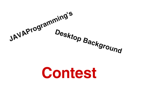 Desktop Background Contest
