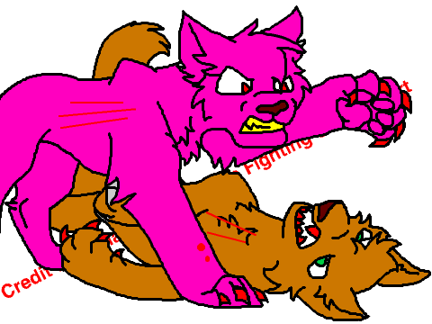 Credit to ImmaPanther for the Fighting Cats Lineart
