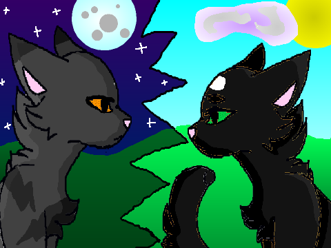 Darkclaw and Pearlstar