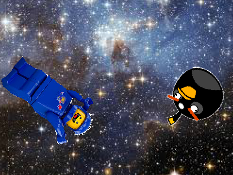 Add yourself you flying on space