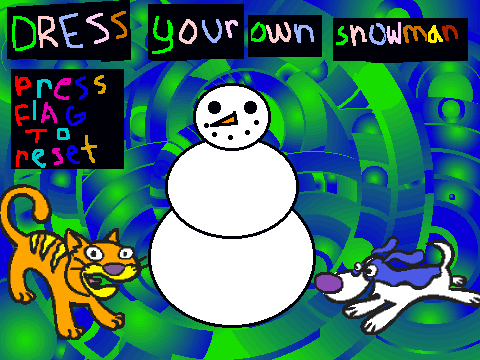 dress your own snowman