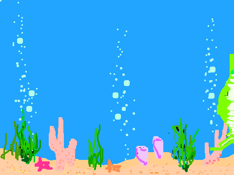 colourful shark