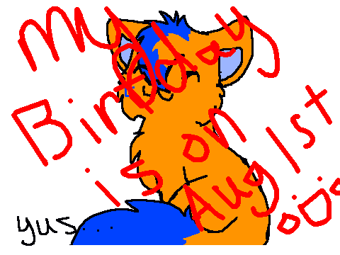 MY BIRFDAY IS NEAR