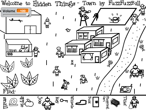 Hidden Things - Town - Interactive Find the Item(s)