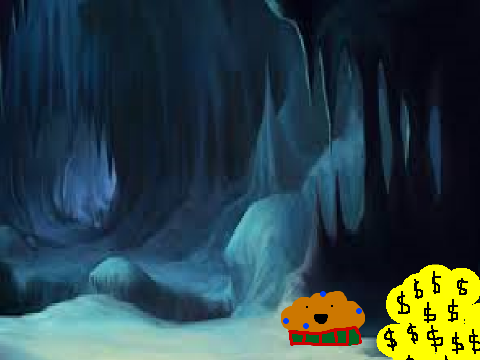 Enter Cave, see gold pg.27