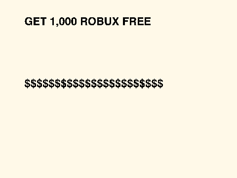 Free 1,000 Robux  { EASY }