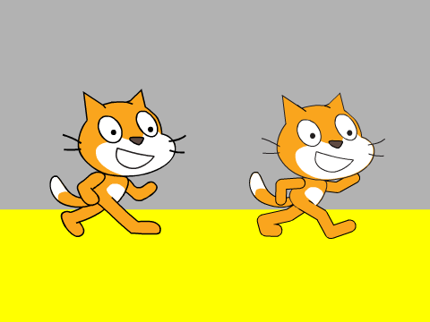 2 Frame vs. Full 16 Frame Scratch Cat Walk Cycle!