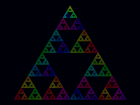 Recursive Sierpinski
