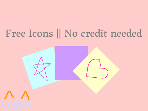 ~Free icons~ || No credit needed!