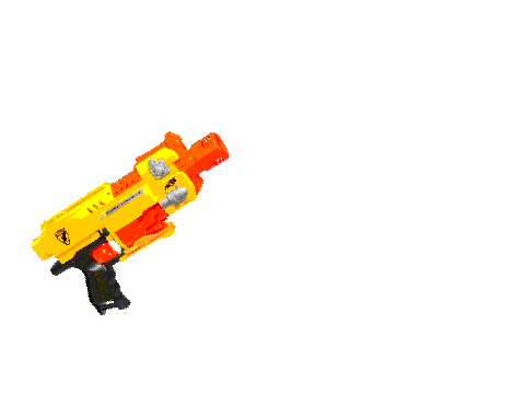 nerf barricade as a laser gun