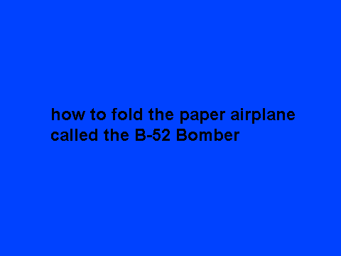 paper plane
