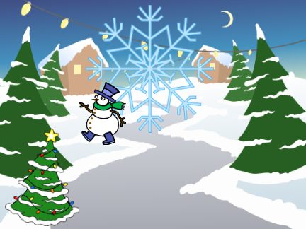 Winter Fun Scene