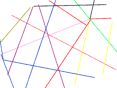Cool spinning Rainbow lines