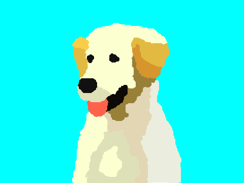 Golden Retriever Puppy | Block Shade