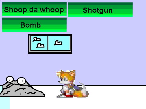 Tails vs scratch Cat