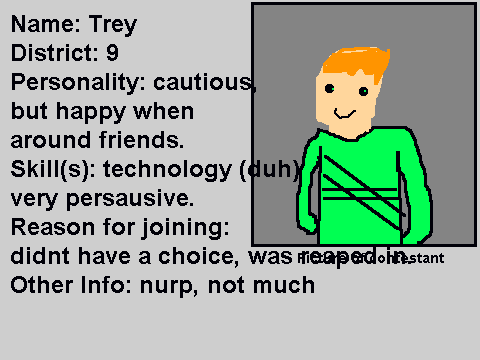 Hunger Games Comp Entry Form