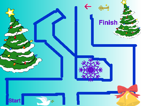 Santa maze!