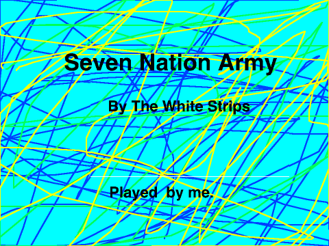 Seven Nation Army Music 