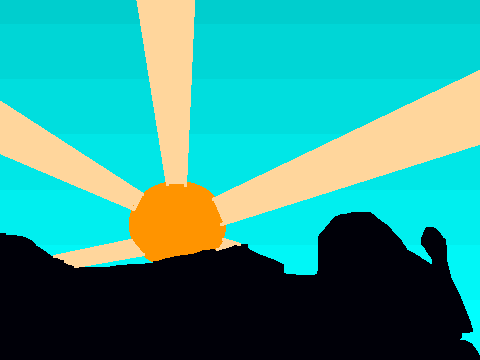 My terrible setting sun