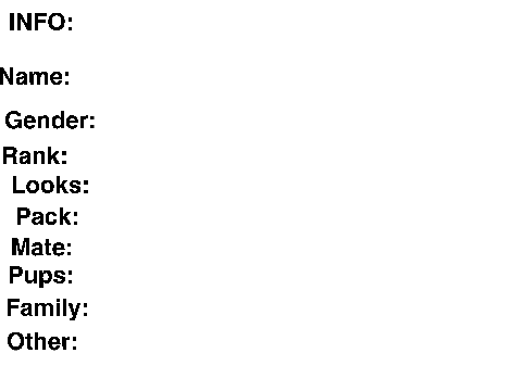 bio for my wolf rp