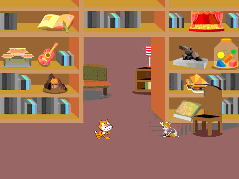 Tails hates scratchcat!