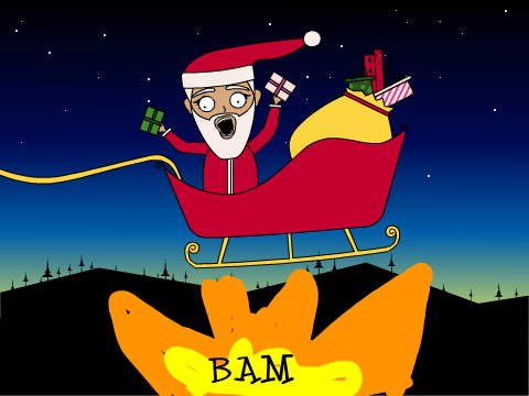 Don't Walk Under Santa's Sleigh...