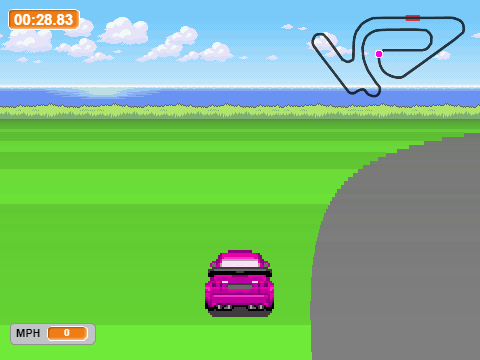 Rainbow Retro Racing v0.8 remix and don't touch the 