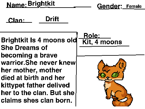 Drift Clan + Search Clan :3 Brightkit