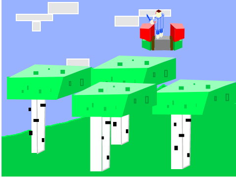 Minecraft 3D SCENE!!