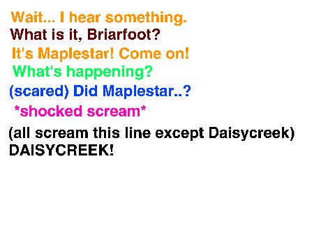 Daisycreek and Nettlescar Audition