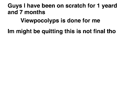 Might be quitting (not final)