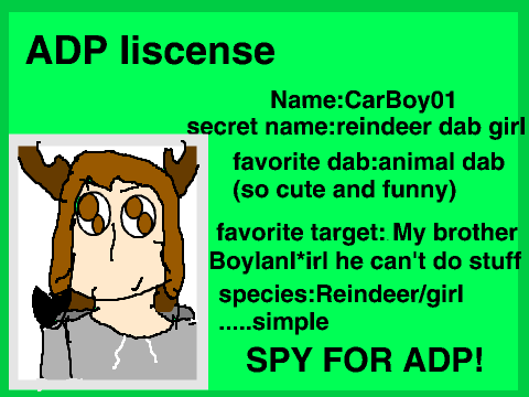 ADP liscense for CarBoy01