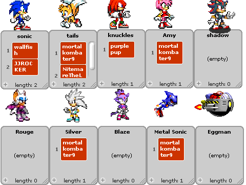Vote for Your Favorite Sonic Character
