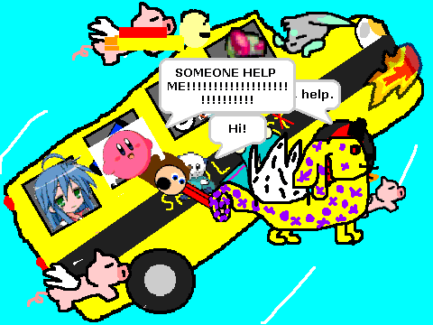 add yourself inon a shcool bus[1]