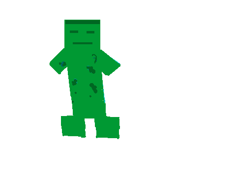 zombie turning into creeper