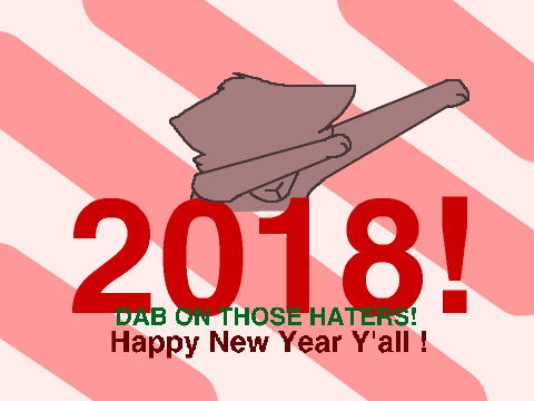 2018!!!! (Flashing warning)