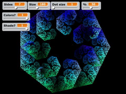 Chaos Game: A Mathematical Fractal Generator
