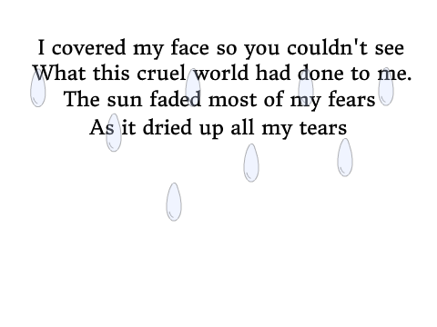 Cry Your Tears