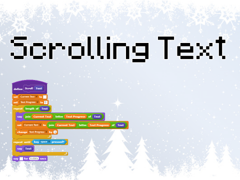 Scrolling Text