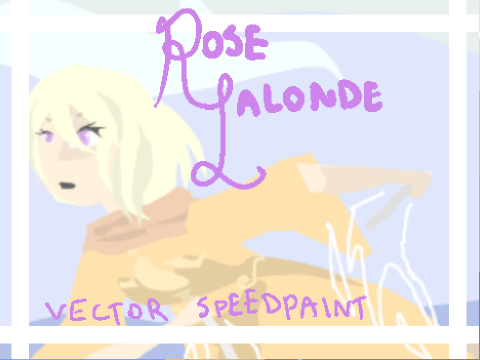 Rose Lalonde vector speedpaint